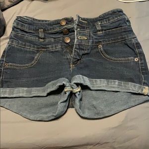 High Waisted Jean Shorts